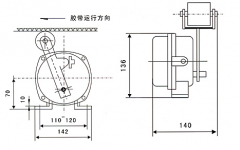 速度開關(guān)，測(cè)速傳感器XSAV11801（低速型）高低速速度開關(guān)